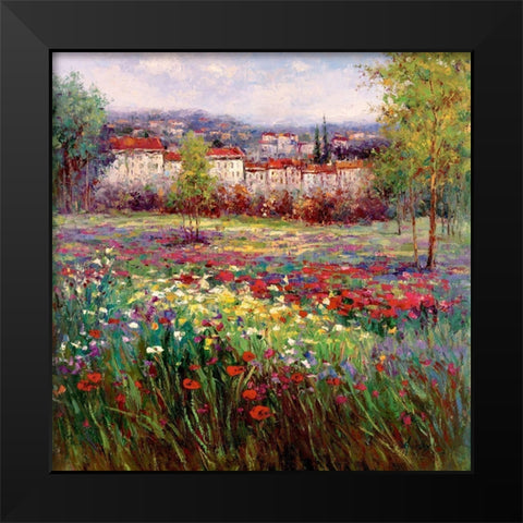 Tuscan Pleasures II Black Modern Wood Framed Art Print by Hulsey