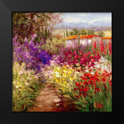 Bienfaisant I Black Modern Wood Framed Art Print by Hulsey