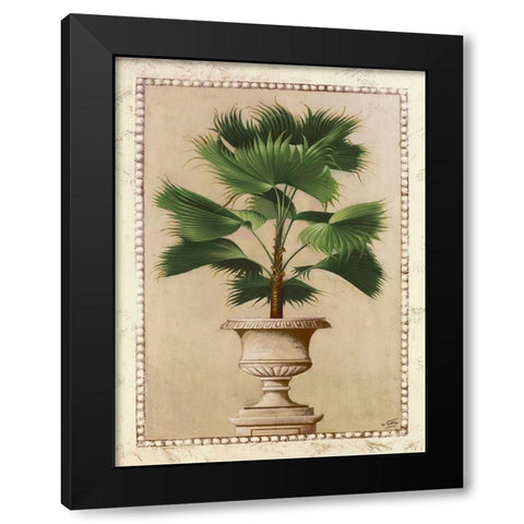 Tropical Persuasion I Black Modern Wood Framed Art Print by Welby