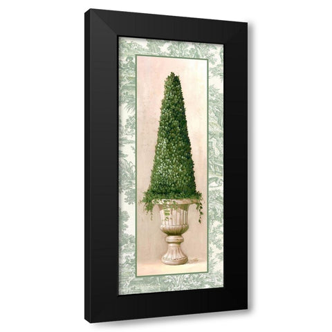 Ivy Topiary II Black Modern Wood Framed Art Print by Welby