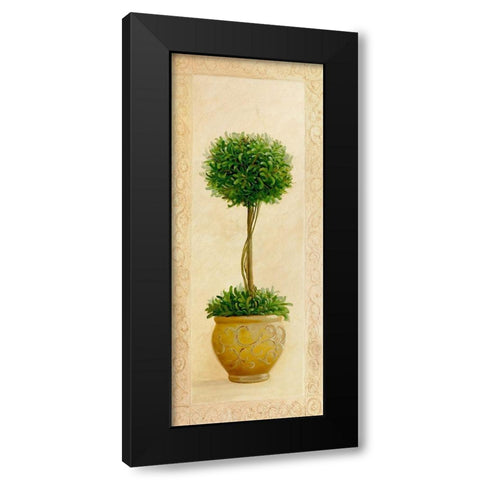 Ball Topiary I Black Modern Wood Framed Art Print by Welby