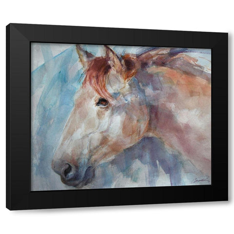 Equine by Design Black Modern Wood Framed Art Print by Campbell, Robert
