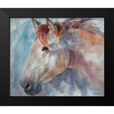 Equine by Design Black Modern Wood Framed Art Print by Campbell, Robert