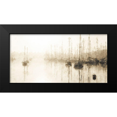 Coastal Series #6 Black Modern Wood Framed Art Print by Curinga, Kim