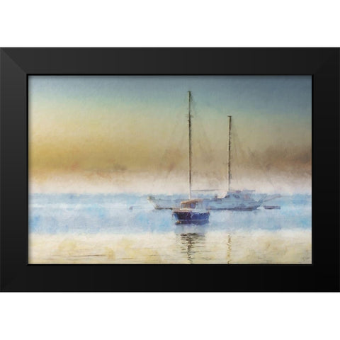 Coastal Series #7 Black Modern Wood Framed Art Print by Curinga, Kim