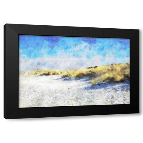 Coastal Series #20 Black Modern Wood Framed Art Print with Double Matting by Curinga, Kim