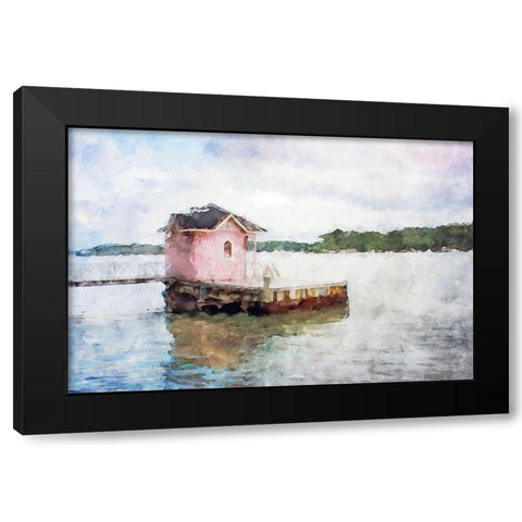 Lodge Series #10 Black Modern Wood Framed Art Print by Curinga, Kim