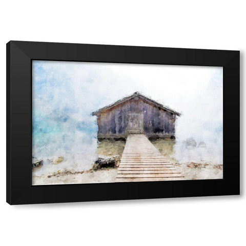 Lodge Series #12 Black Modern Wood Framed Art Print by Curinga, Kim
