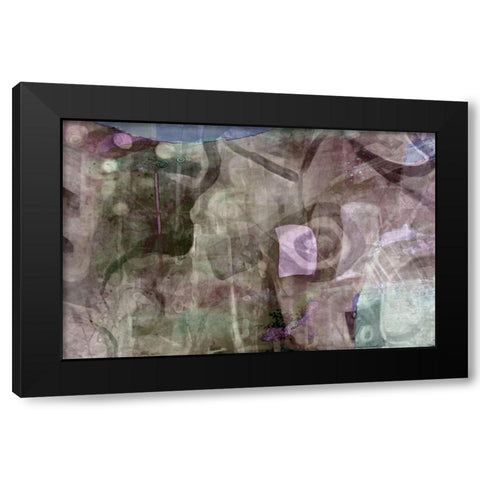 Columbian Coffee-muted Black Modern Wood Framed Art Print with Double Matting by Naskrent, Delores