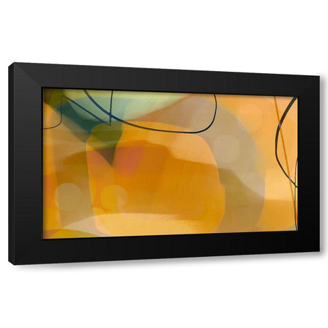 Fallen Angel Black Modern Wood Framed Art Print by Naskrent, Delores