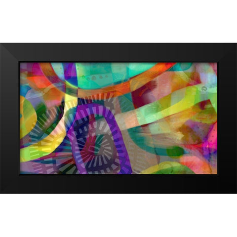 Isnt It Ironic Black Modern Wood Framed Art Print by Naskrent, Delores
