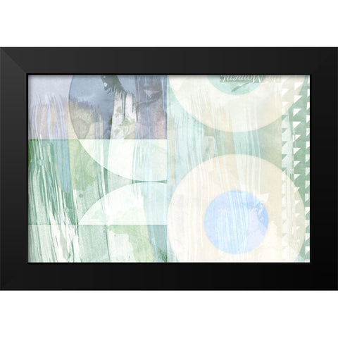 The Moment Black Modern Wood Framed Art Print by Naskrent, Delores