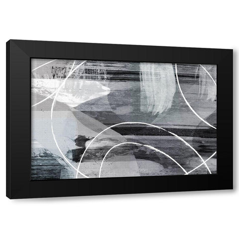 Intimate Legion Black Modern Wood Framed Art Print by Naskrent, Delores