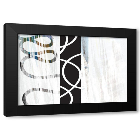 Crux Black Modern Wood Framed Art Print with Double Matting by Naskrent, Delores