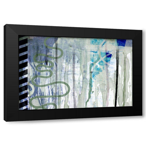 Nothing Flat Black Modern Wood Framed Art Print with Double Matting by Naskrent, Delores