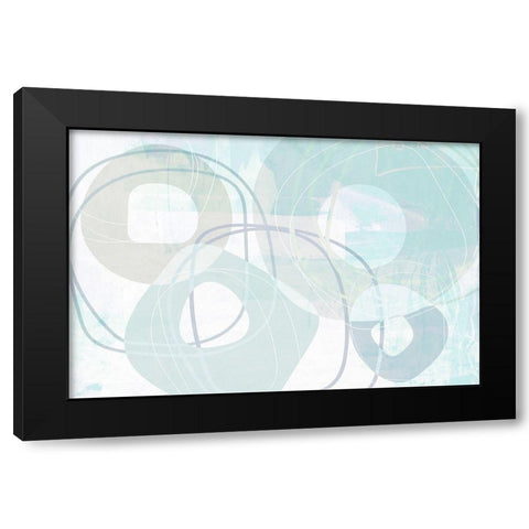 Corona Black Modern Wood Framed Art Print by Naskrent, Delores