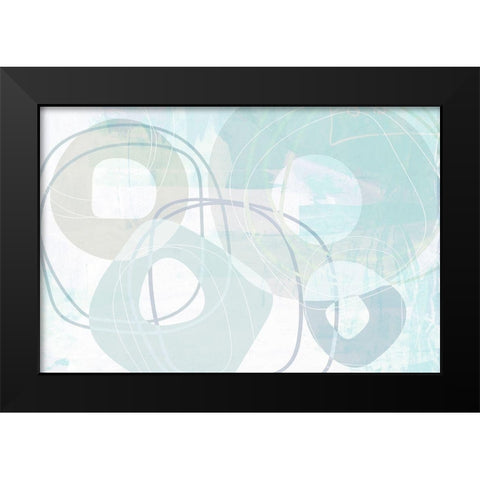 Corona Black Modern Wood Framed Art Print by Naskrent, Delores