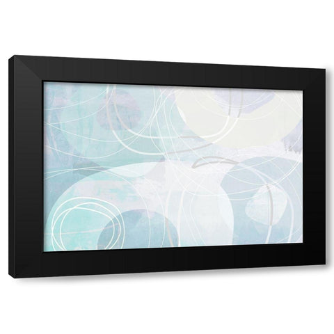 Periphery Black Modern Wood Framed Art Print by Naskrent, Delores