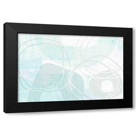 Halo Black Modern Wood Framed Art Print by Naskrent, Delores