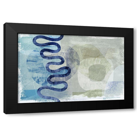 Imitation Black Modern Wood Framed Art Print by Naskrent, Delores