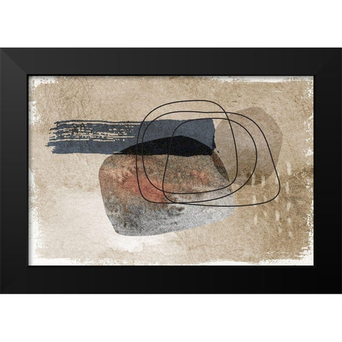 Perfect Performance Black Modern Wood Framed Art Print by Naskrent, Delores