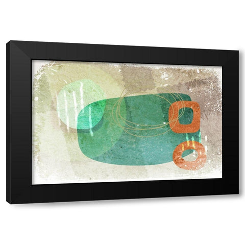 Narrative Black Modern Wood Framed Art Print with Double Matting by Naskrent, Delores