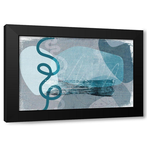 Equivalent Black Modern Wood Framed Art Print by Naskrent, Delores