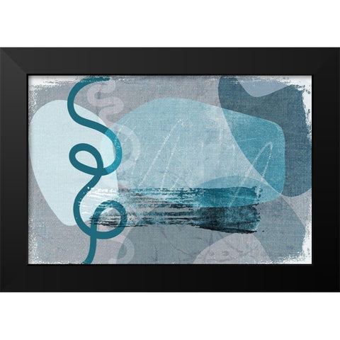 Equivalent Black Modern Wood Framed Art Print by Naskrent, Delores