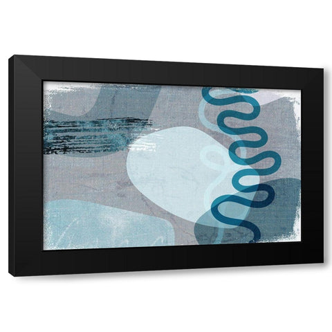 Dead Ringer Black Modern Wood Framed Art Print with Double Matting by Naskrent, Delores