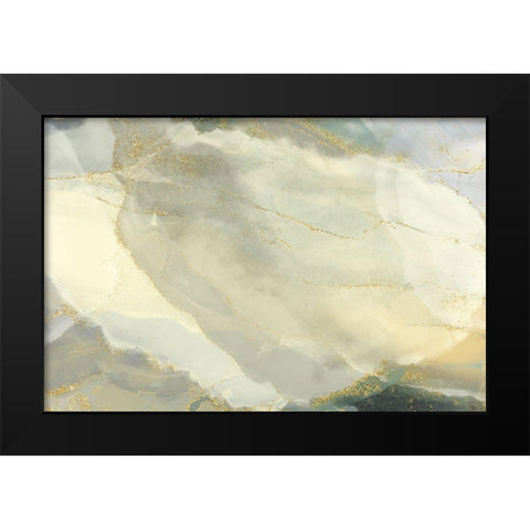 Coconut Gove Black Modern Wood Framed Art Print by Naskrent, Delores