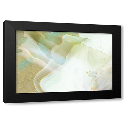 Desert Fossil Black Modern Wood Framed Art Print with Double Matting by Naskrent, Delores