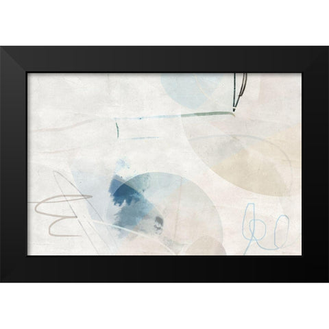 Scopic Expanse Black Modern Wood Framed Art Print by Naskrent, Delores