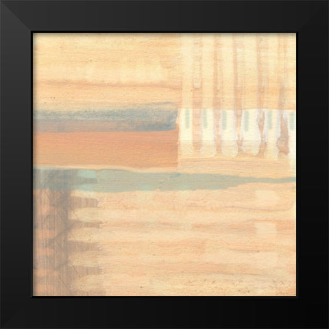 Winter sunset at Stone Bay Black Modern Wood Framed Art Print by Kouta, Flora