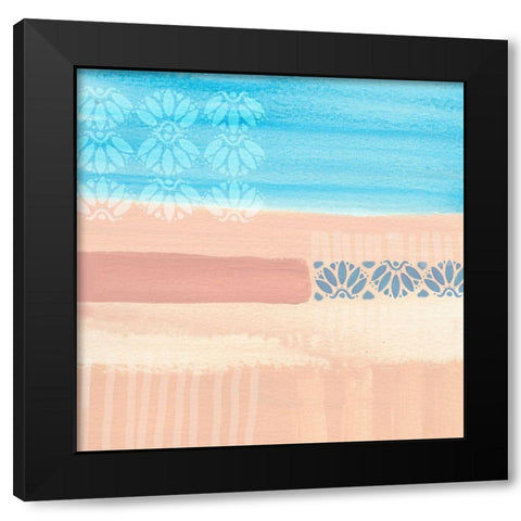 Hot Afternoon at Meia Praia Black Modern Wood Framed Art Print by Kouta, Flora