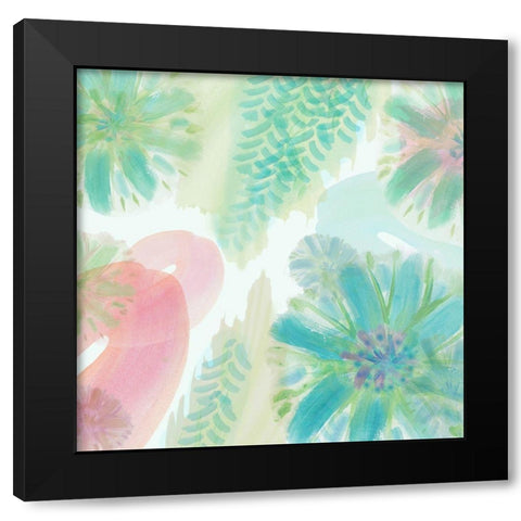 Tropical Dreaming  Black Modern Wood Framed Art Print by Kouta, Flora
