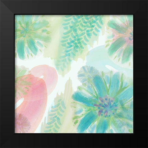 Tropical Dreaming  Black Modern Wood Framed Art Print by Kouta, Flora