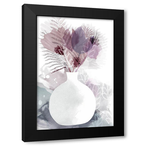 After the Rain III Black Modern Wood Framed Art Print with Double Matting by Kouta, Flora