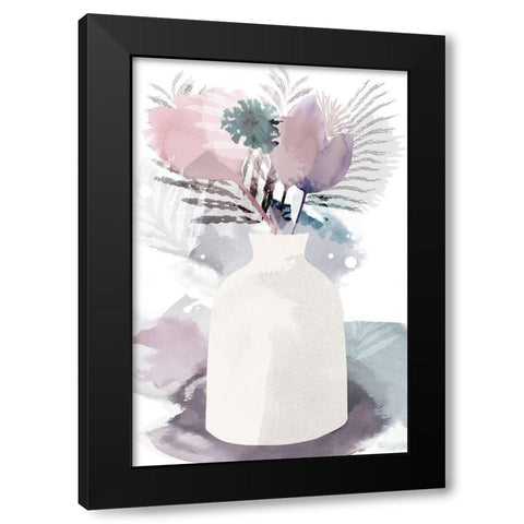 After the Rain IV Black Modern Wood Framed Art Print with Double Matting by Kouta, Flora