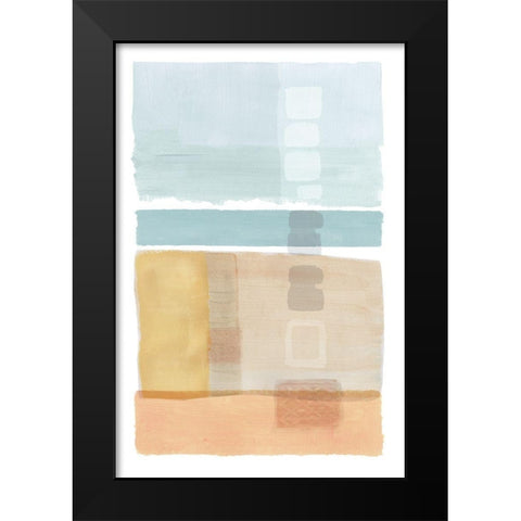 Army Bay IV Black Modern Wood Framed Art Print by Kouta, Flora