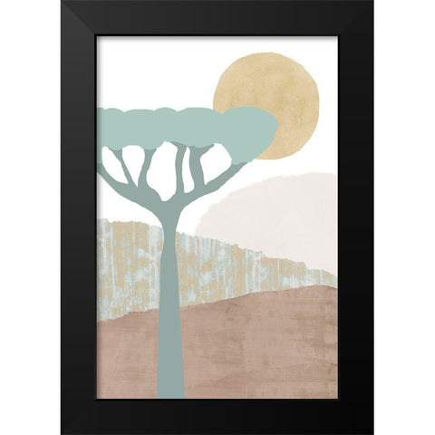 Ennerdale II Black Modern Wood Framed Art Print by Kouta, Flora