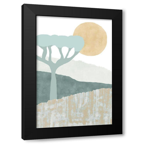Ennerdale III Black Modern Wood Framed Art Print with Double Matting by Kouta, Flora