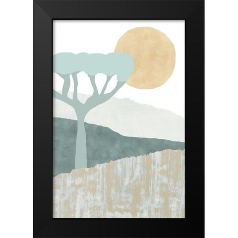 Ennerdale III Black Modern Wood Framed Art Print by Kouta, Flora