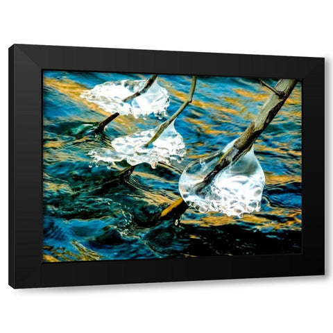 Prosperity Black Modern Wood Framed Art Print with Double Matting by Cooper, Helena