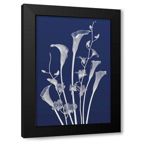 Freiends Forever in Indigo Black Modern Wood Framed Art Print by Robertson, Leda