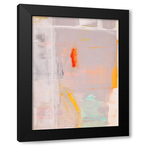 Mosaic VI Black Modern Wood Framed Art Print by Aryai, Sia