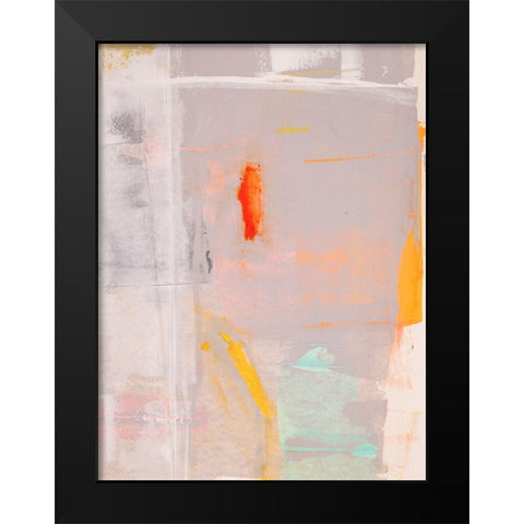 Mosaic VI Black Modern Wood Framed Art Print by Aryai, Sia