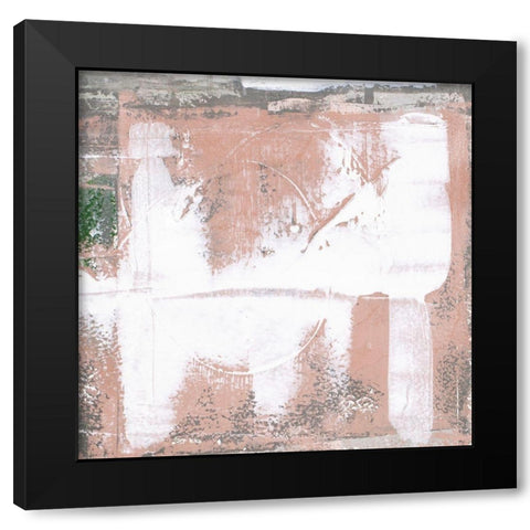 Mosaic X Black Modern Wood Framed Art Print with Double Matting by Aryai, Sia