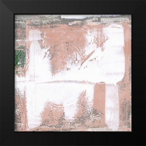 Mosaic X Black Modern Wood Framed Art Print by Aryai, Sia