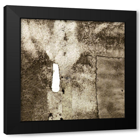 Largo 106 Black Modern Wood Framed Art Print by Aryai, Sia