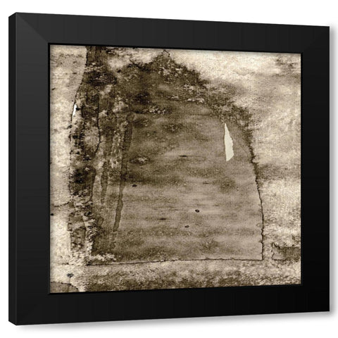 Largo 107 Black Modern Wood Framed Art Print with Double Matting by Aryai, Sia